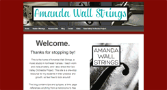 Desktop Screenshot of amandawallstrings.com